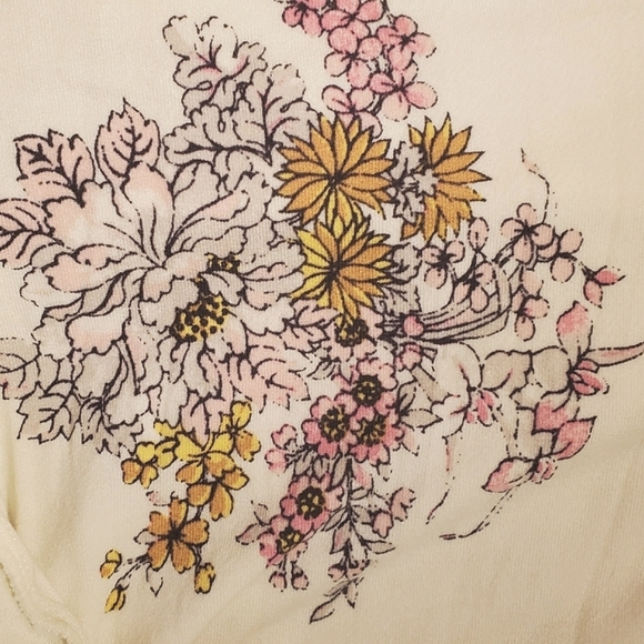 NWT🌸OFFER🌸 Free People Floral Ivory Maxi Dress, Small - Picture 10 of 13